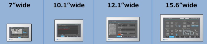 Top-of-the-Line Wide HMI Series with VPN & Web Server
